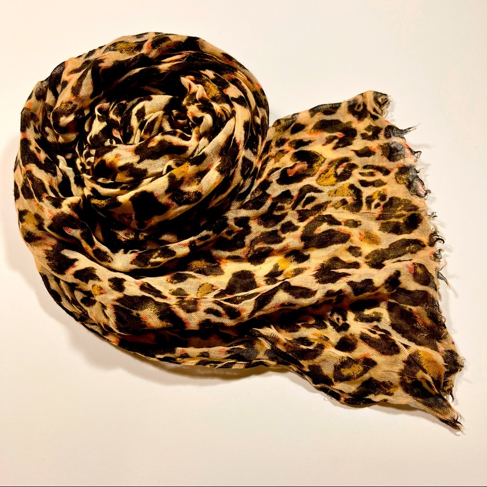 Leopard Print Scarf